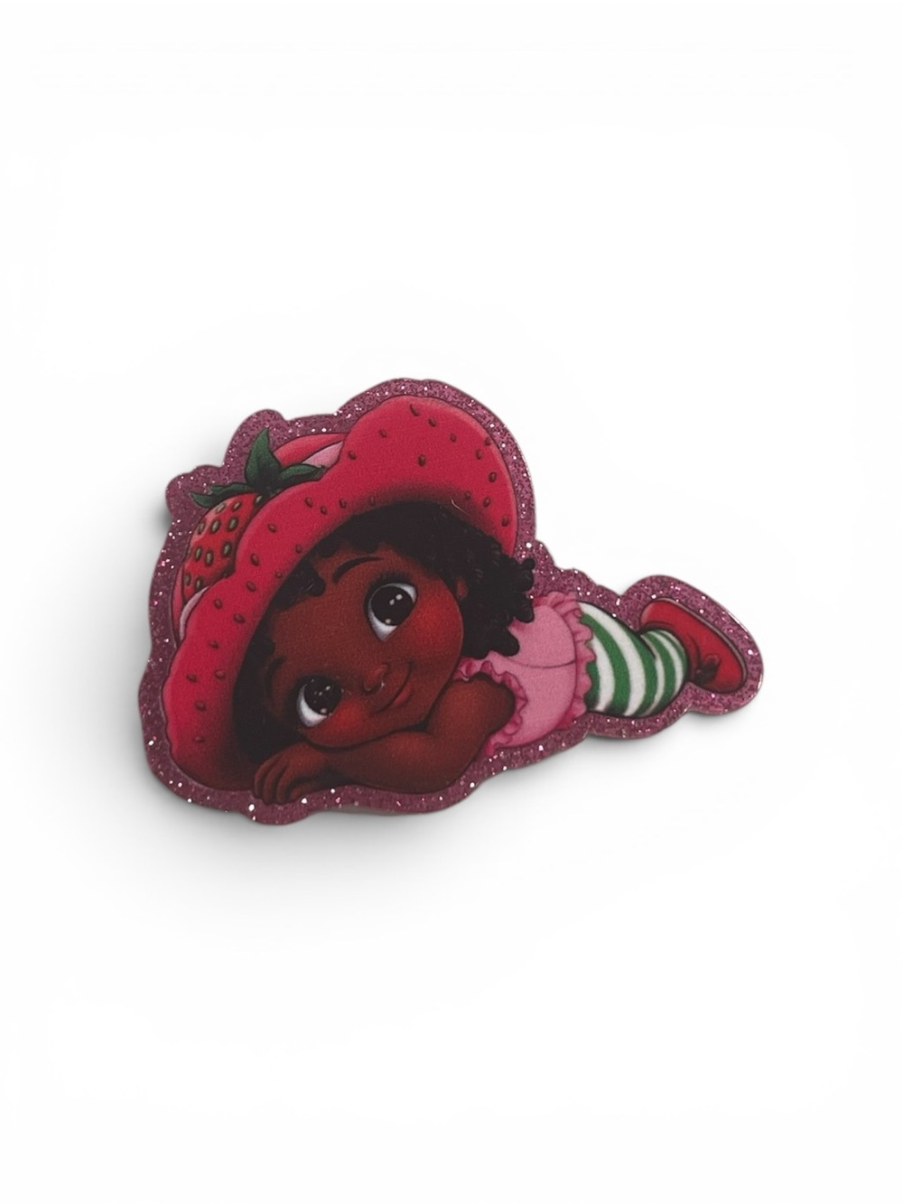 Pink Strawberry Girl PopSocket